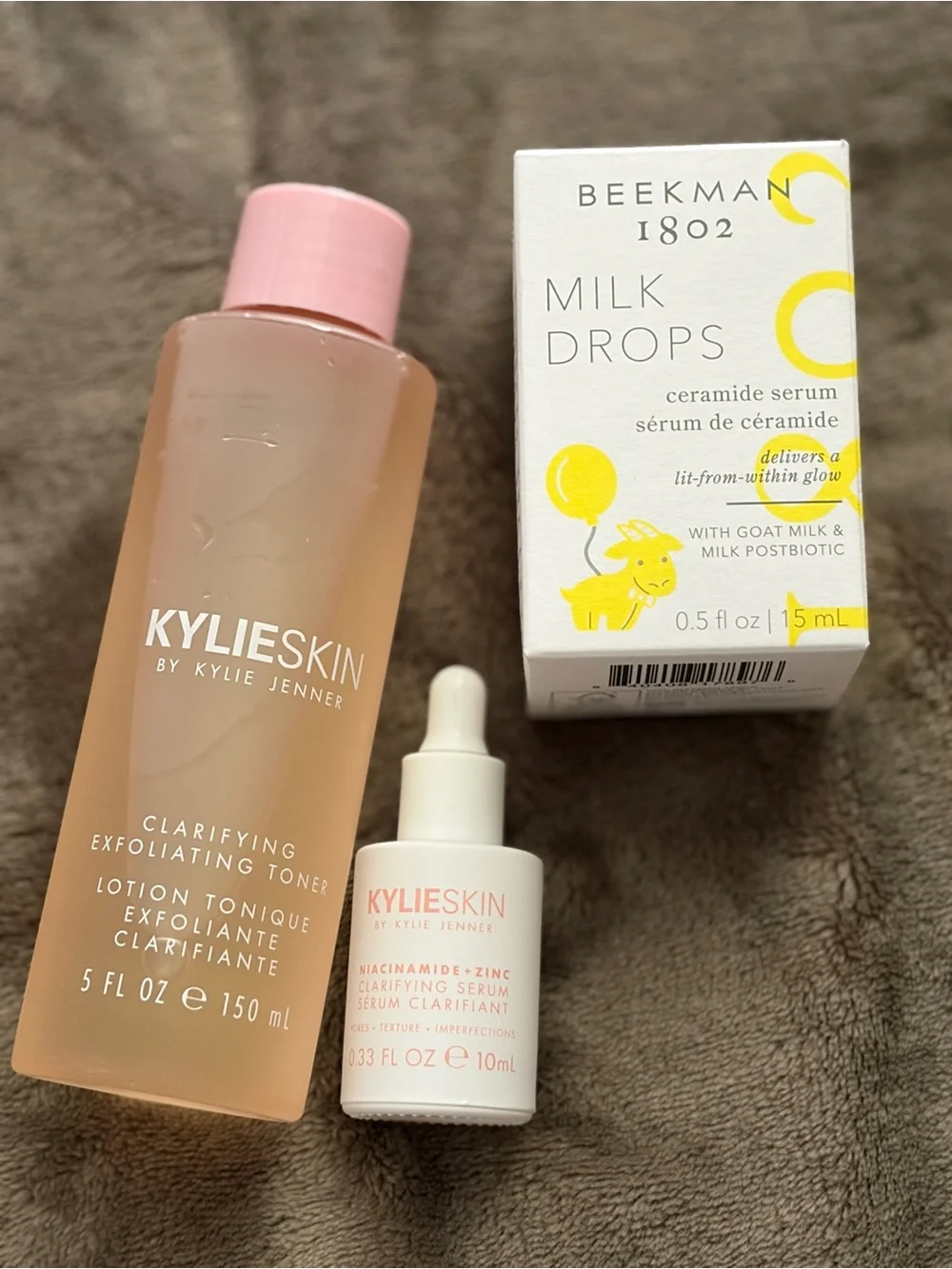Kylie & Beekman milk drops Clarifying Serum & Toner Duo